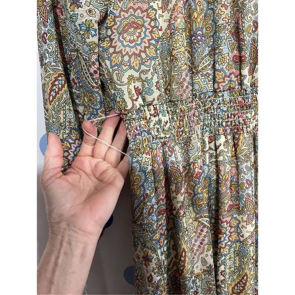 Lark & Grey Dress Cottage Style Floral Size Small 🌻🌸 - Picture 10 of 15